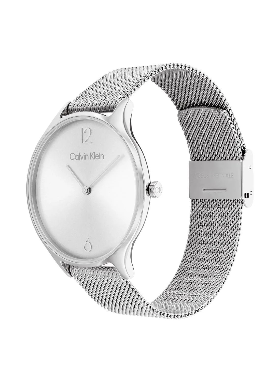 CALVIN KLEIN Analog Round Waterproof  Wrist Watch With Stainless Steel 25200001