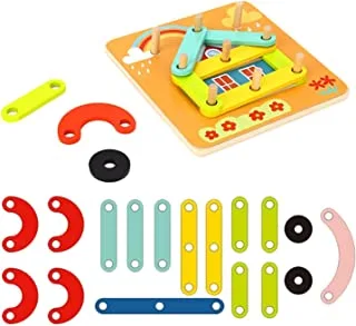 Tooky Toy Wooden My Learning Puzzle, 24 pcs
