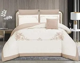 Classic Comforter Set 7Pcs By Hours Brand,100% Cotton, Jolin-01A