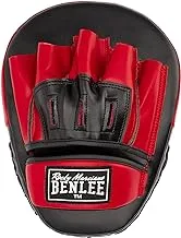 Benlee 199326/1503 Artificial Leather Hook and Jab Pads, One Size, Dewy Black/Red