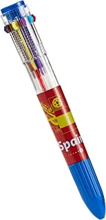 فيفا 2022 قلم متعدد الألوان قابل للسحب 10 في 1 ، أسبانيا