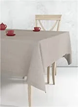 Home Town Plain Cotton Beige Table Cover,140X200Cm