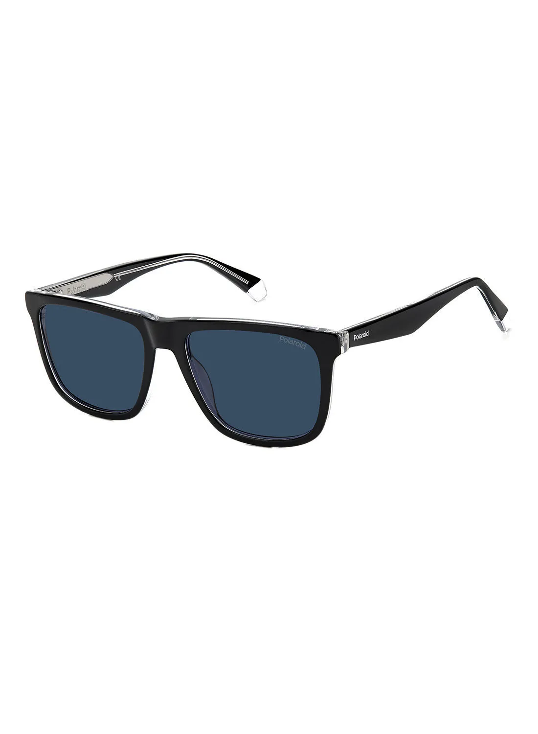 Polaroid Polarized Square Eyewear Sunglasses PLD 2102/S/X    BLACK CRY 55