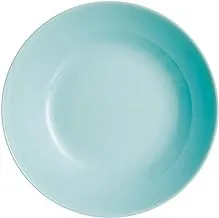 Luminarc Diwali Colours Deep Soup Plate, 20 cm Diameter, Light Turquoise