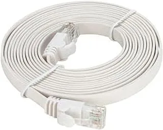 D-Link NCB-C6UWHIF1-3 D-Link Cat6 UTP 32 Flat Patch Cord 3M White Color - PE Packing