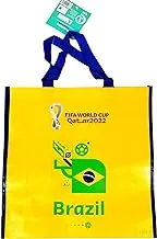 FIFA 2022 Country Reusable Shopping/Tote Bag 37.5cm x 38cm x 11 cm - Brazil