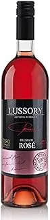 Lussory Non Alcoholic Premium Rose Grape Wine, 750 ml