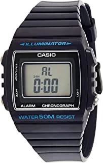 Casio Unisex Digital Dial Blue Resin Band Watch [W-215H-2A]