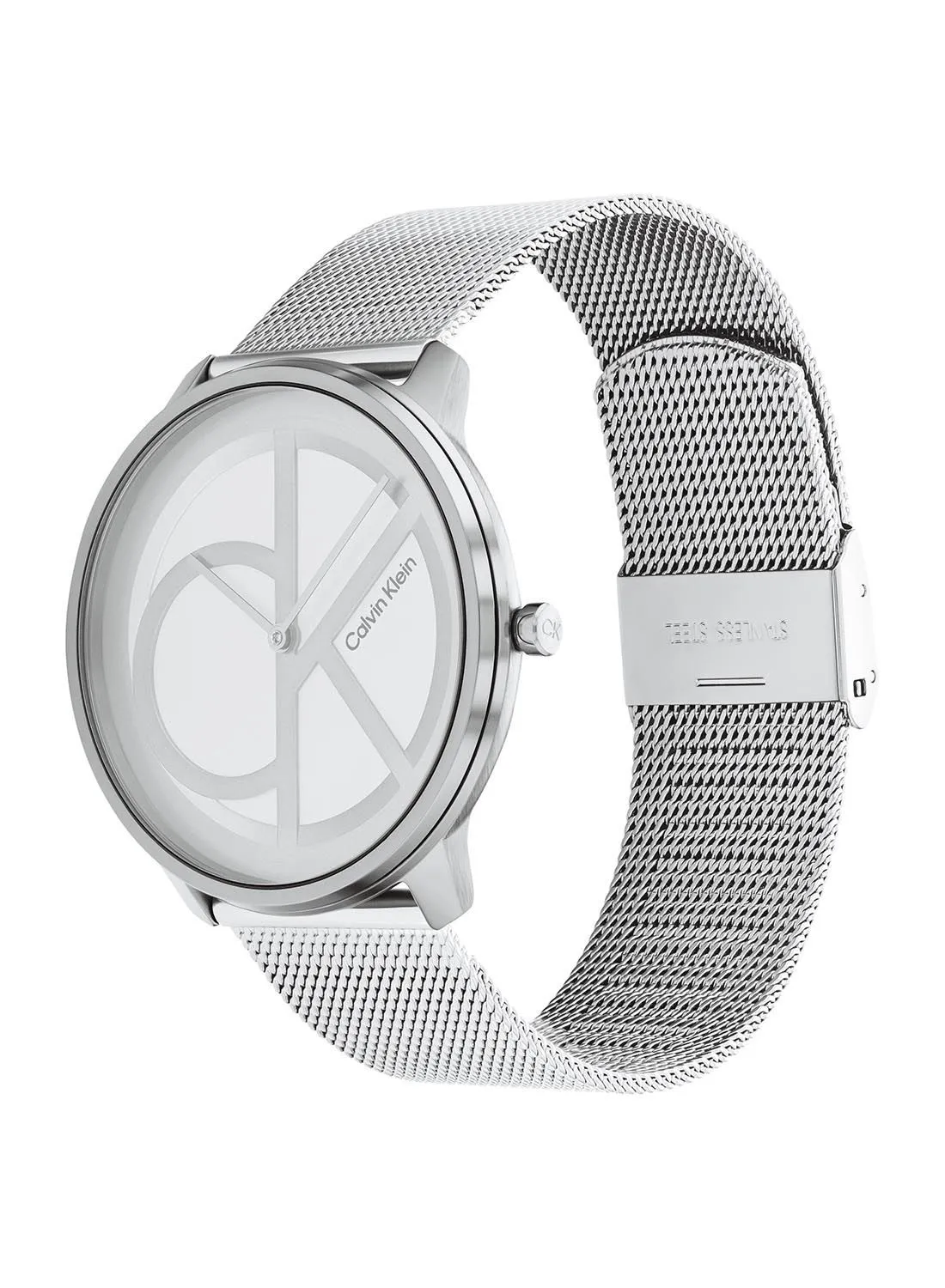 CALVIN KLEIN Analog Round Waterproof  Wrist Watch With Stainless Steel 25200027