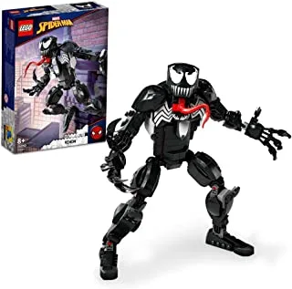LEGO 76230 Marvel Venom Figure, Fully Articulated Super Villain Action Toy, Spider-Man Universe Collectible Set, Alien Toys for Boys and Girls
