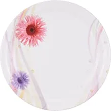 ServeWell 19 cm Flower Fashion Plate,White,Melamine