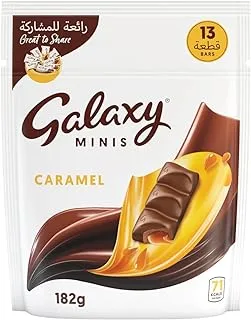 Galaxy Minis Caramel Chocolate Bar, 182 g, 13 Pieces