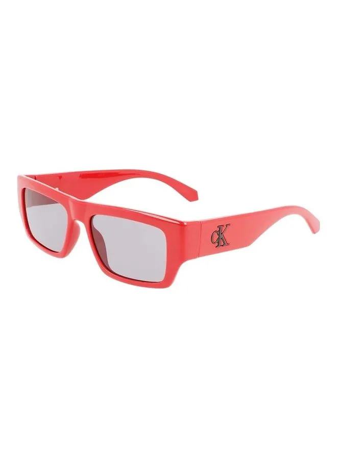Calvin Klein Jeans Full Rim Injected Rectangle Sunglasses CKJ22635S 5417 (600) Red
