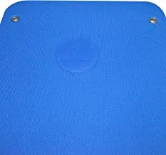 Delta Fitness Comfort Gym Exercise Mat with O Rings, 140 mm Length, Blue