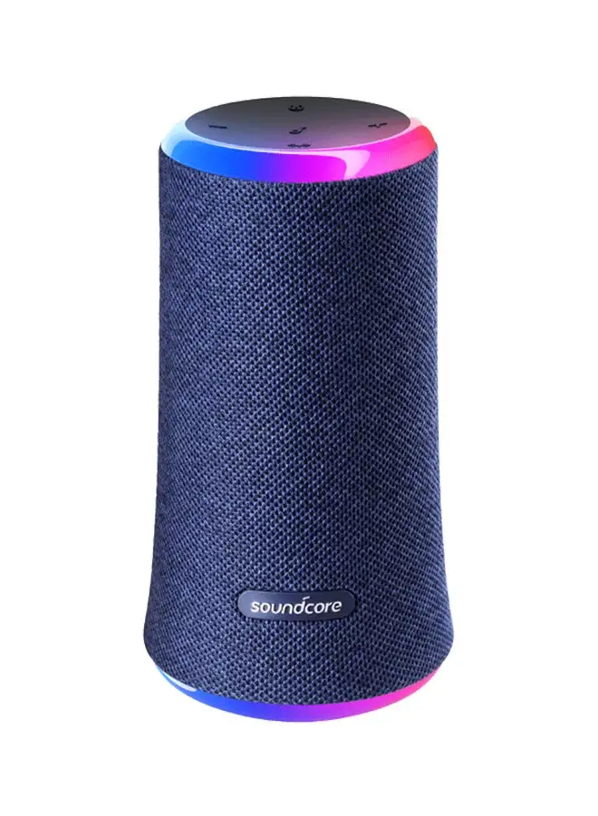 Soundcore Flare 2 Bluetooth Speaker, with IPX7 Waterproof Protection and 360° Sound, 20W Wireless Speaker with PartyCast, EQ Adjustment, and 12-Hour Playtime Blue