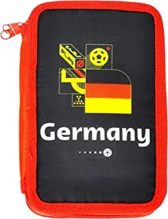 FIFA 2022 Country Double Decker Pencilcase with with Stationary Supplies - Germany
