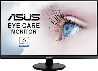ASUS VA27DQ Eye Care Monitor – 27 inch, FHD (Full HD 1920 x 1080), IPS, Frameless, 75Hz, Adaptive-Sync/FreeSync, DisplayPort, HDMI, Eye Care, Low Blue Light, Free, Wall Mountable