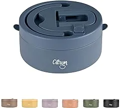 Citron- Vacuum Insulated Food Jar for Kids & Adults | BPA Free Food Thermos | Travel Hot Food Container- 400 ml Dark Blue