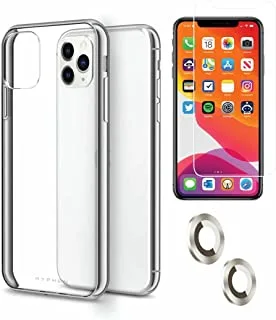 Hyphen Back Case and Tempered Glass Bundle for iPhone 11