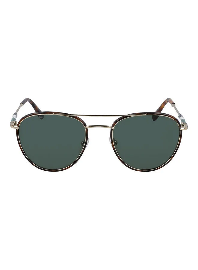 LACOSTE Men's Full Rim Metal Oval Sunglasses L102SNDP 5319 (757) Golden Beauty