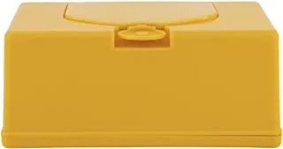 صندوق مناديل مبللة للأطفال من هيما ، 11 سم طول × 20 سم عرض × 8.5 سم إرتفاع ، أصفر