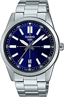 Casio Analog Blue Dial Men's Watch - MTP-VD02D-2EUDF
