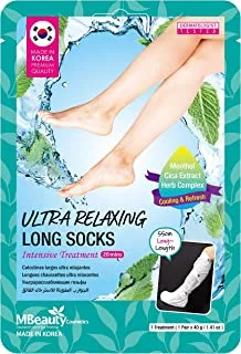 Mbeauty Foot Long Socks Intensive Treatment 20 mints ultra Relaxing