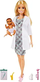 Barbie® Baby Doctor Playset with Blonde Doll, Infant Doll, Doctor Toy Accessories