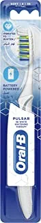 Oral-B Pulsar 3D White Whitening Therapy, Battery Powered Manual Toothbrush, 1 Count