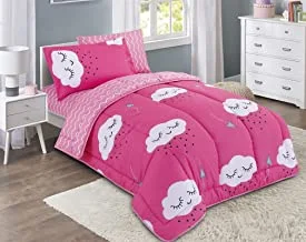 Hours 4-Piece Star Printed Bedding Set KELLY-62 Size