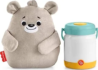 Fisher-price baby bear firefly soother lightup nursery sound machine with takealong plush toy for babies toddlers, multicolor