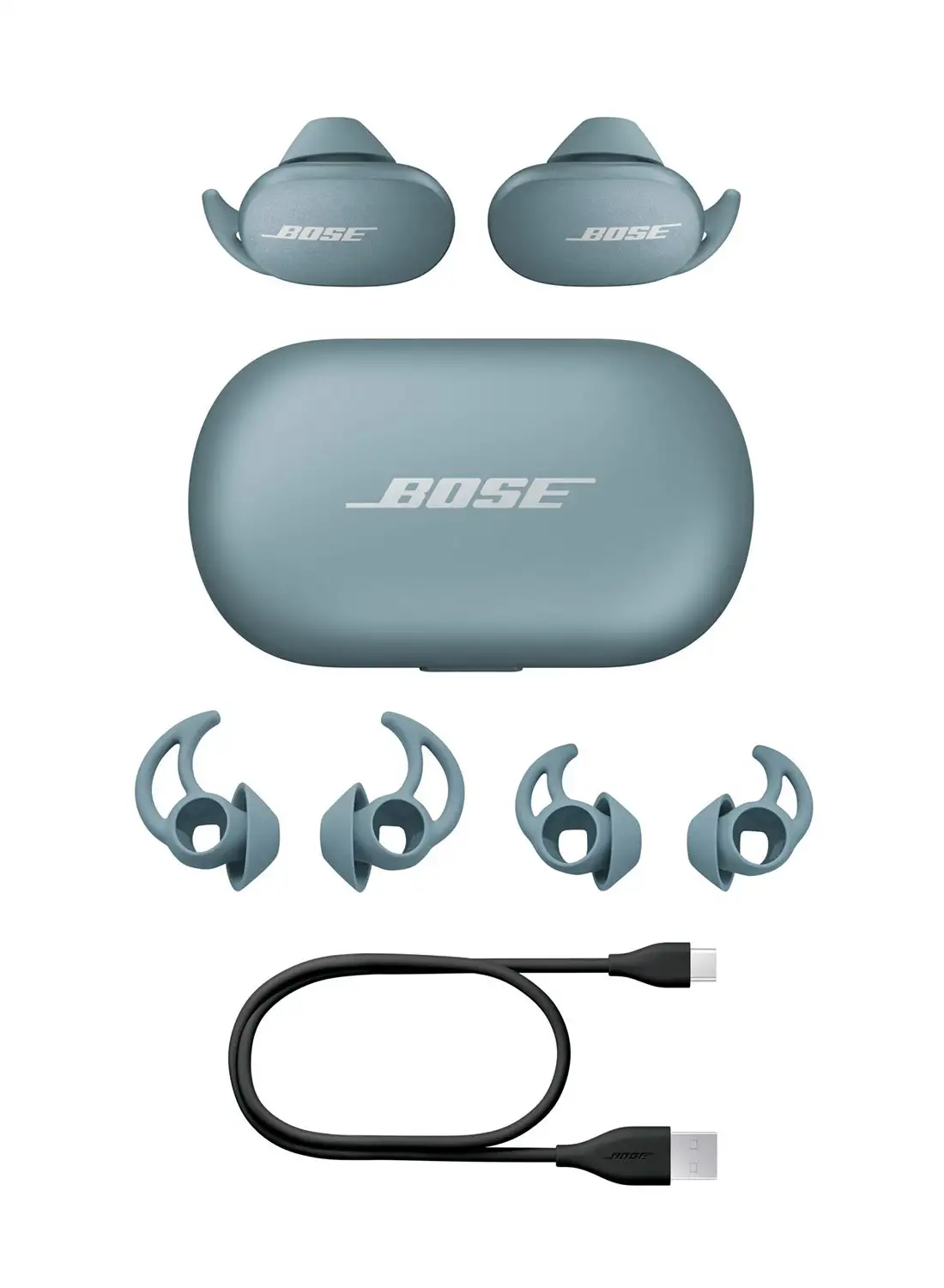 BOSE Quiet Comfort Bluetooth In-Ear Earbuds StoneBlue