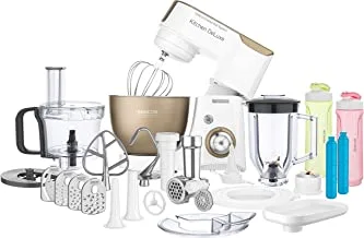 SENCOR - Multifunctional Stand Mixer, Extremely powerful 1000W motor with 4 hubs, pulse function, 24 Accessories Set, Variable speed control (8 speed levels), STM 4467CH, 2 years replacement Warranty