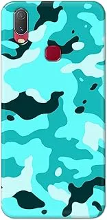 Khaalis Camo Pattern Blue matte finish designer shell case back cover for Vivo Y11 2019 - K208016