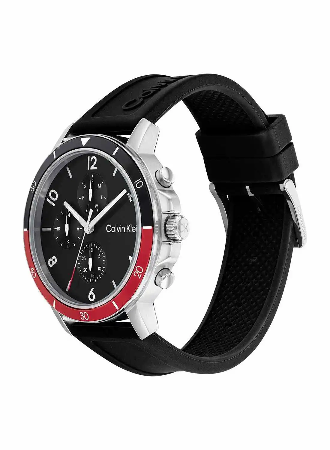 CALVIN KLEIN Analog Round Waterproof  Wrist Watch With Silicone Strap 25200072