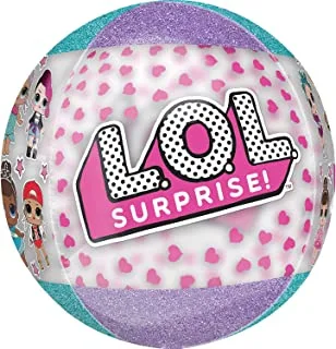 Anagram amscan Orbz Foil Balloon with LOL Surprise Theme 1 Pc Colour, Orbz Foil Balloon with LOL Surprise Theme 1 Pc., 3844801