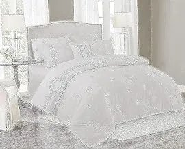 Hours 7-Piece Lace Embroidery Comforter Set,Lisa-008