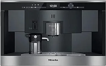 ماكينة صنع القهوة المدمجة ميلا ٦٠ سم بنظام نسبرسو ، أسود كلين ستيل