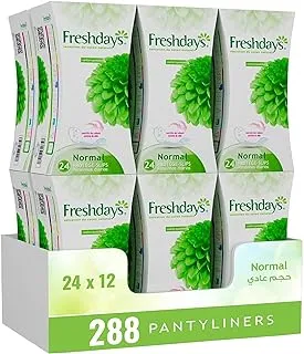 Freshdays Daily Liners Normal 24 pads, 12 Packs
