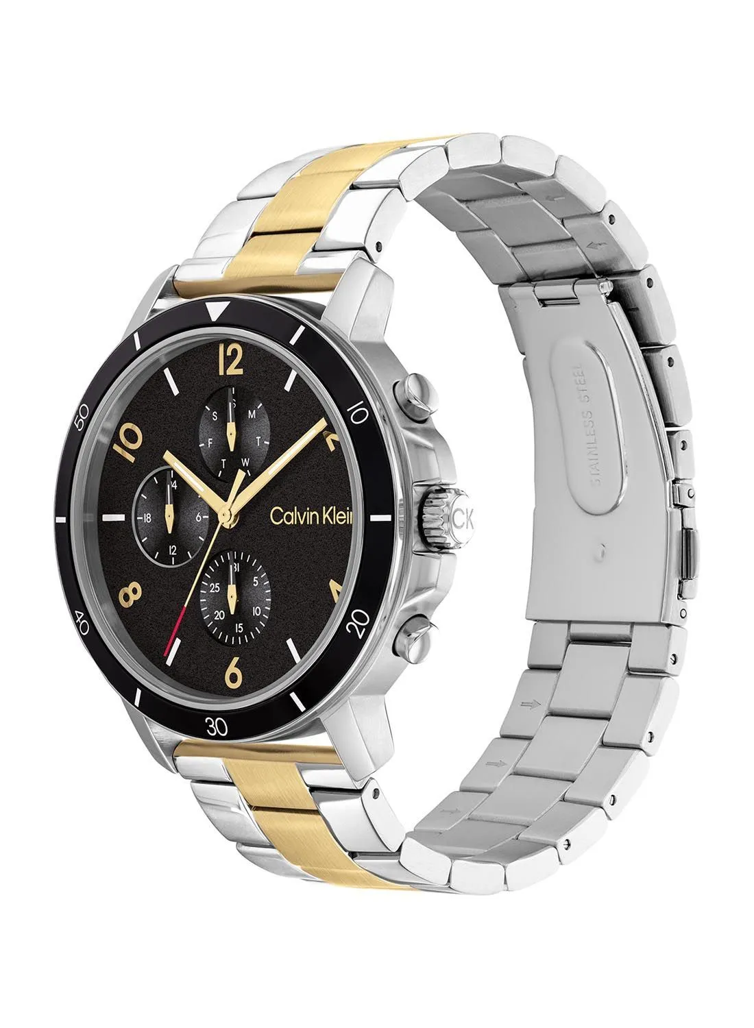 CALVIN KLEIN Analog Round Waterproof  Wrist Watch With Stainless Steel 25200070