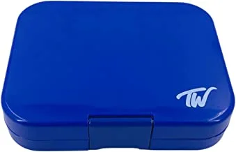 TiNY Wheel Bento box أزرق 4 مقصورات