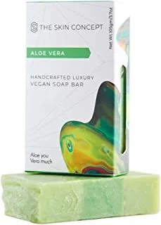 The Skin Concept Hand Crafted Artisanal Soap Bar - Aloe Vera