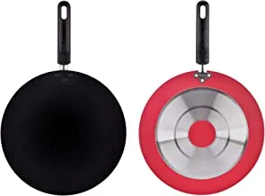 Mister Cook Non-Stick Pizza Pan, Red, 30 Cm, 1152/30H