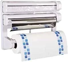 Manual Triple Paper Dispenser, White