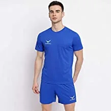 Vicky Transform Football Kit Plain Royal Blue -L
