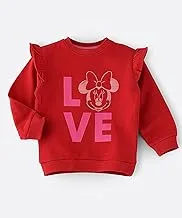 Minnie Mouse Sweatshirt for Infant Girls - Red, 6-12months
