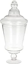 Harmony 2724623317588 Candy Jar, Clear, 18 x 18 x 41 cm, Glass