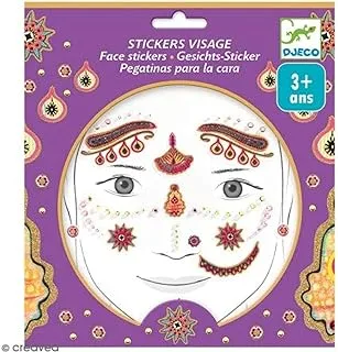 Princess India Face Stickers
