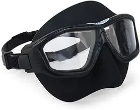 Wave Adult Free Diving Mask with Nose Cover for Diving Snorkeling and Swimming It has UV Protection and Anti Fog Technology Scuba Diving Goggles