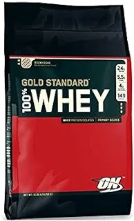 Optimum Nutrition Gold Standard 100% Whey Protein, Delicious Strawberry - 10 lbs